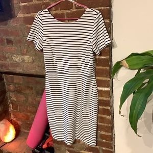 Banana Republic Striped Work Dress
